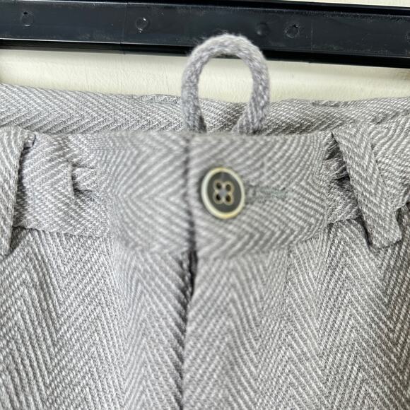 Paul Womens 2-Piece Jacket & Pant Suit Small Slim Fit Chevron Gray European - Picture 12 of 16